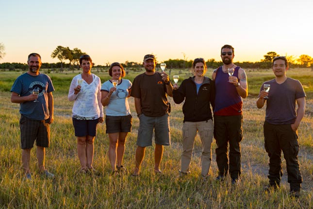 Cheers - evening sundowners